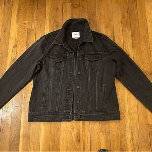 Old Navy Dark Gray Denim Jacket